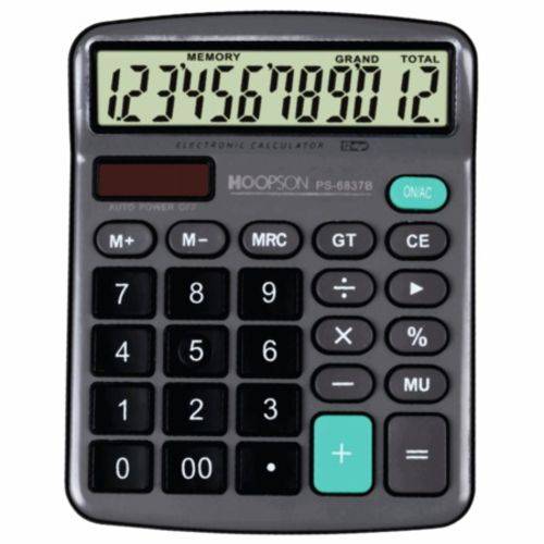 Calculadora de Mesa PS-6837B Hoopson