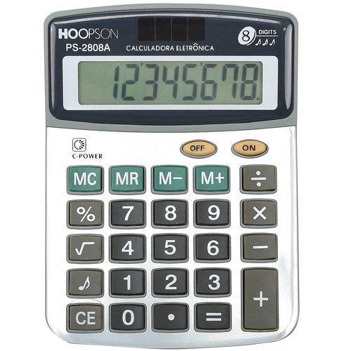 Calculadora de Mesa PS-2808A Hoopson