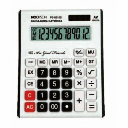 Calculadora de Mesa PS-8815B Hoopson