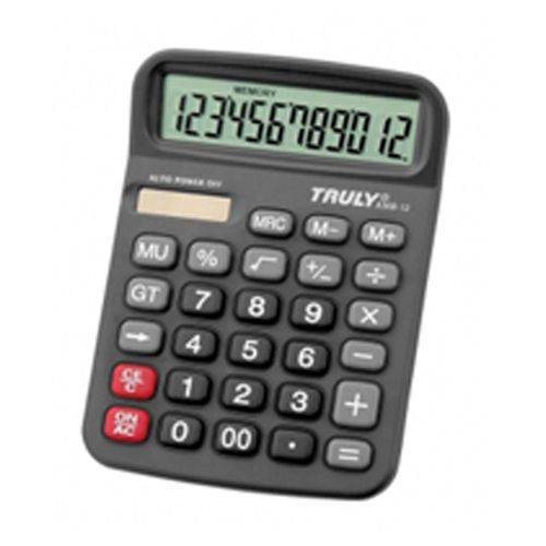 Calculadora de Mesa Truly 12 Dígitos 836b-12
