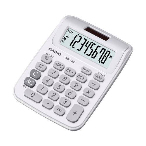 Calculadora Digital Portatil Ms-6nc-We