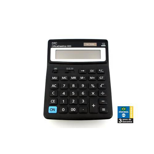 Calculadora Dtc Office 800 Preta - Dk-278