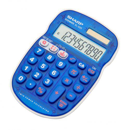 Calculadora Educativa Sharp com Exercícios e Tabuada - Els25bbl