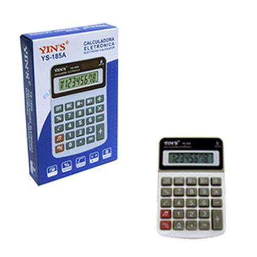 Calculadora Eletrônica 8 Dígitos 12,0x08,0cm