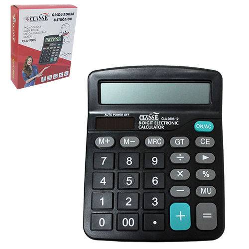 Calculadora Eletronica 8 Digitos 15 2x12 1x3 5cm