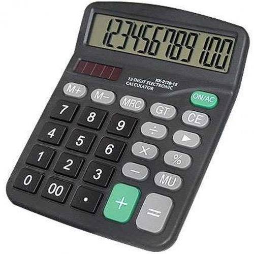 Calculadora Eletrônica Mesa 12 Dígitos Média