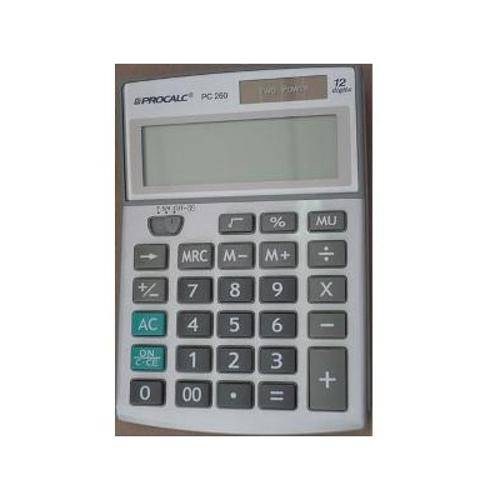 Calculadora Mesa 12 Digitos Pc260 Procalc