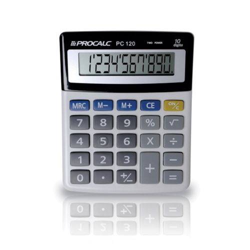 Calculadora Mesa 10 Digitos Pc120 Procalc