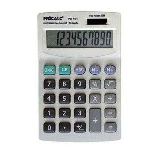 Calculadora Mesa 10 Digitos Pc101 Procalc