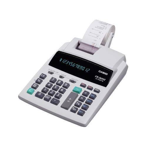 Calculadora Mesa Impressao 12 Digitos Fr-2650t-We-Ba 110v Casio