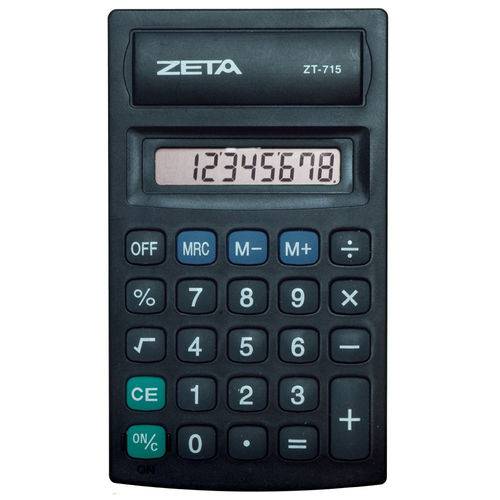 Calculadora Pessoal Zeta Zt715 8 Digitos