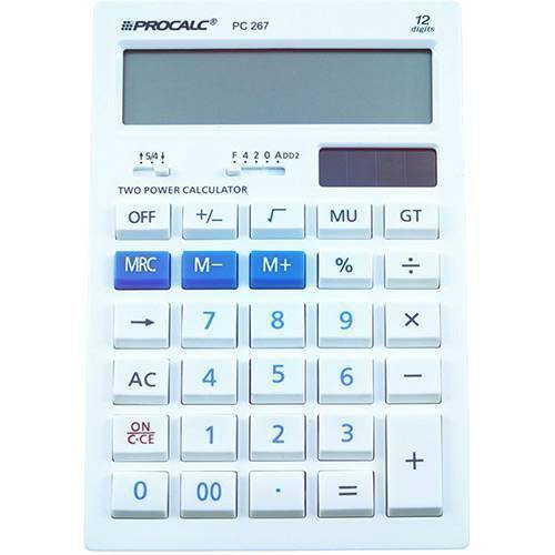Calculadora Procalc PC267 12 Digitos Mesa