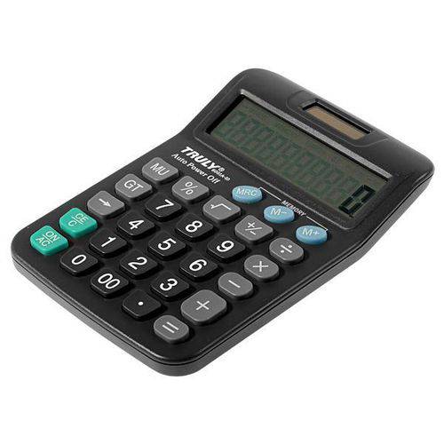 Calculadora Truly 6001a-10 com 10 Dígitos - Preta
