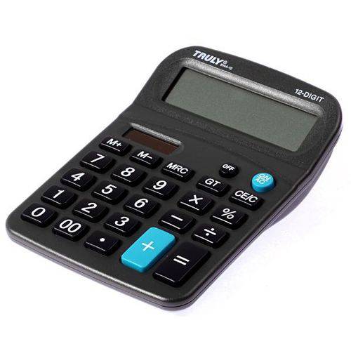 Calculadora Truly 814a-12 com 12 Dígitos - Preto
