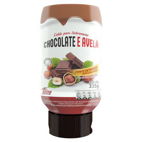 Calda de Chocolate com Avelã para Sobremesa - Mrs Taste - 335ml