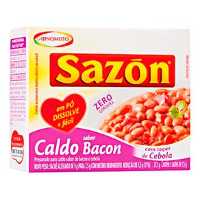 Caldo de Bacon Toque de Cebola Sazón 37,5g