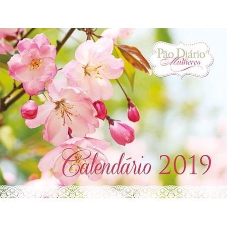 Calendário de Parede Pão Diário 2019 Mulheres