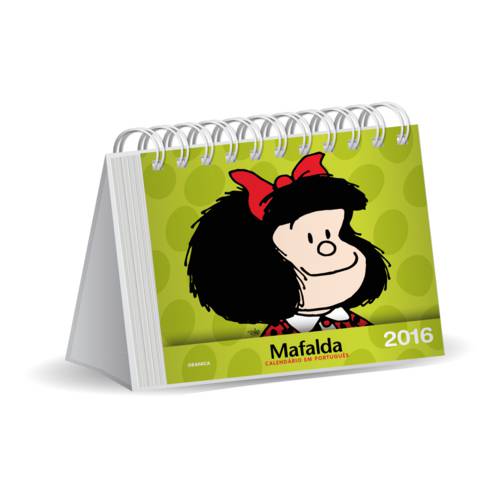 Calendário Mafalda 2016 - Verde em Português