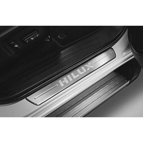 Calha de Chuva para Hilux 2016 SRX, SRV, SR e STD (cabine Dupla) - Original Toyota