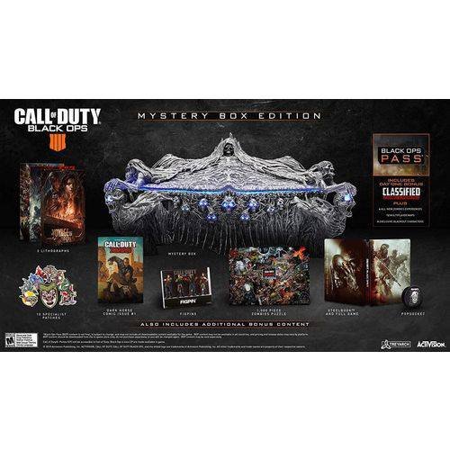 Call Of Duty Black Ops 4 Mystery Box Collectors Edition - PS4
