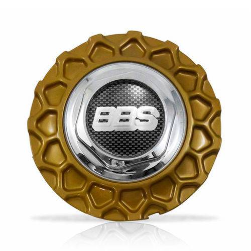 Calota Centro Roda Brw Bbs 900 Dourada Cromada Emblema Fibra C