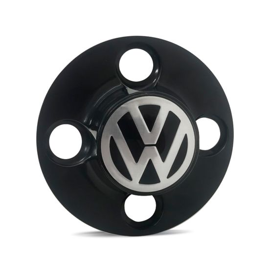 Calota Centro Roda Ferro VW Quantum Emblema Preto