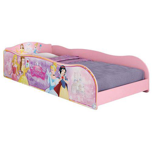 Cama Infantil Princesas Disney Plus Rosa 8A - Pura Magia