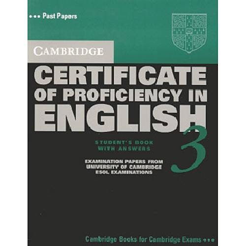 Camb CPE 3 SB W ANS - Cambridge University Press