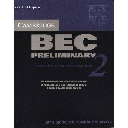 Cambridge Bec Preliminary 2 - Student's Book With Answers - Cambridge University Press - Elt