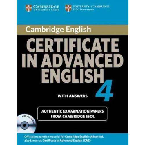 Cambridge Certificate In Advanced English 4 For S2