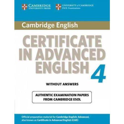 Cambridge Certificate In Advanced English 4