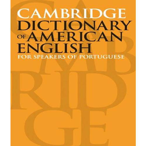 Cambridge Dictionary Of American English For Speakers Of Portuguese - Semibilingue Ing/port