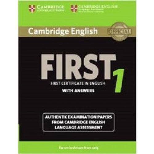 Cambridge English First 1 - Student''s Book With Answers - Cambridge University Press - Elt