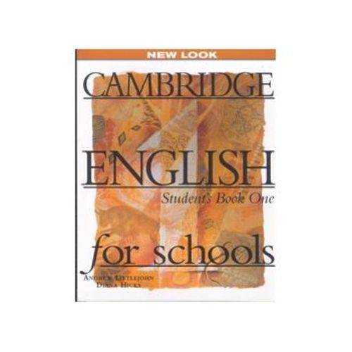 Cambridge English For Schools 1 - Student's Book