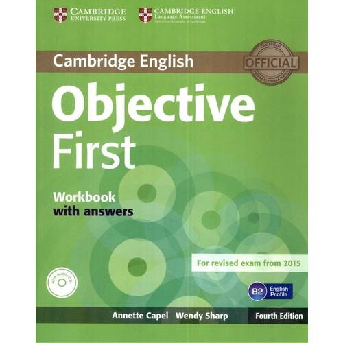 Cambridge English Objective First Wb With Answers Audio Cd - 4th Ed