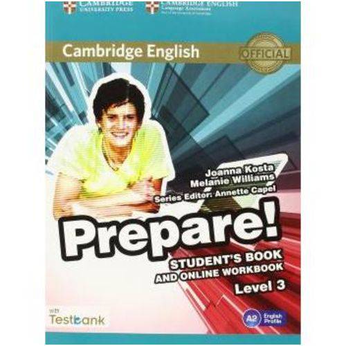 Cambridge English Prepare! - Level 3 - Student’S Book And Online Workbook And Testbank
