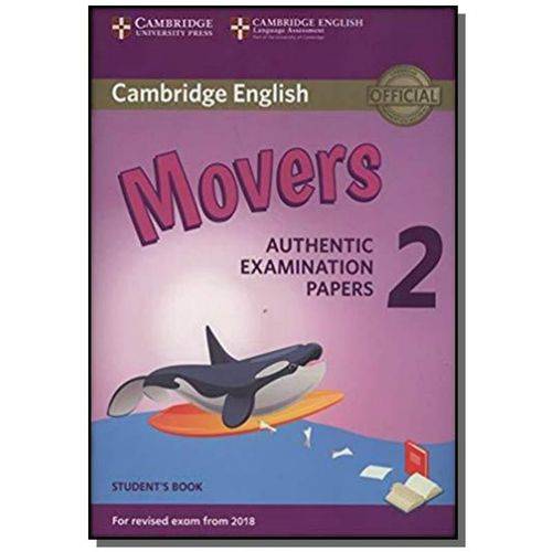 Cambridge English Young Movers 2 For Revised Exam From 2018 Sb