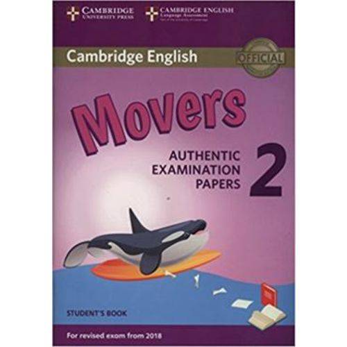 Cambridge English Young Movers 2 For Revised Exam From 2018 Sb