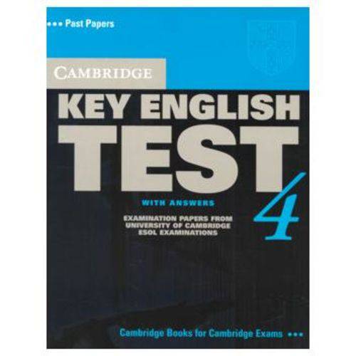Cambridge Key English Test 4 - With Aswers