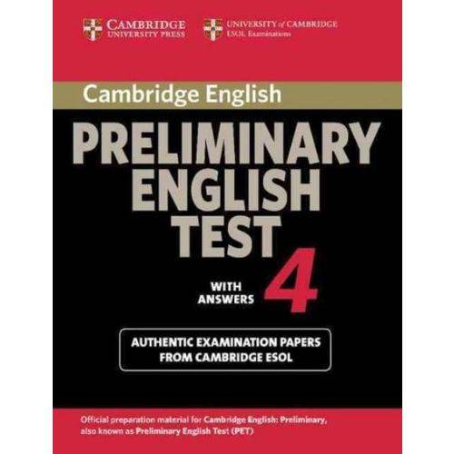 Cambridge Preliminary English Test 4 - Student's Book With Answers