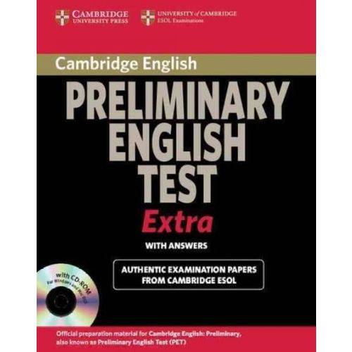 Cambridge Preliminary English Test - Extra - Student''s Book With Answers And CD-ROM
