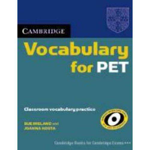 Cambridge Vocabulary For Pet Edition Without Answe