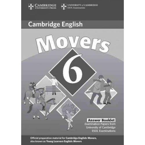 Cambridge Young Learners Movers 6 - Answer Booklet