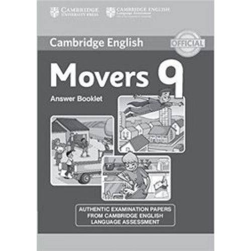 Cambridge Young Learners Movers 9 - Answer Booklet - Cambridge University Press - Elt