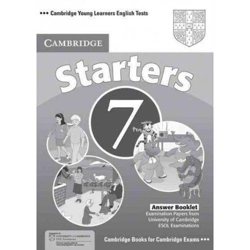Cambridge Young Learners Starters 7 - Answer Booklet