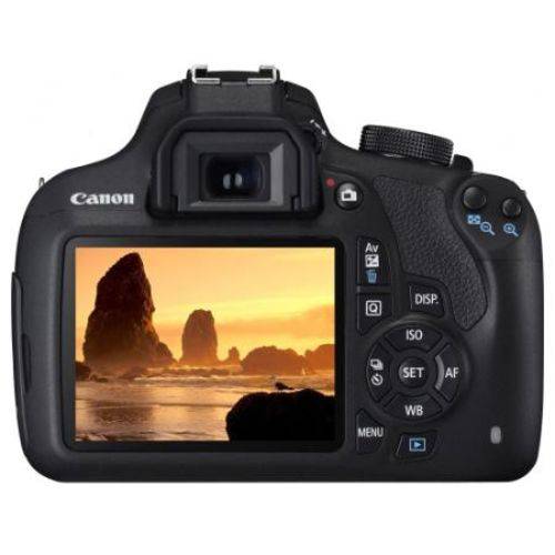 Câmera Canon Eos Rebel T5 com Lente E-Fs 18-55mm Iii + Cartão de Memória Sandisk 16gb 48mb/S