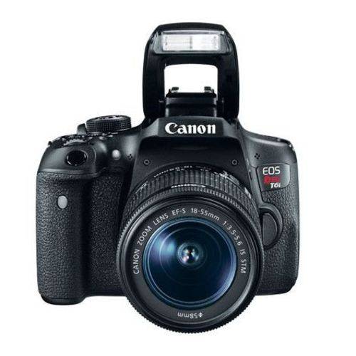 Câmera Canon EOS Rebel T6i – EF-S 18-55 IS STM - KI