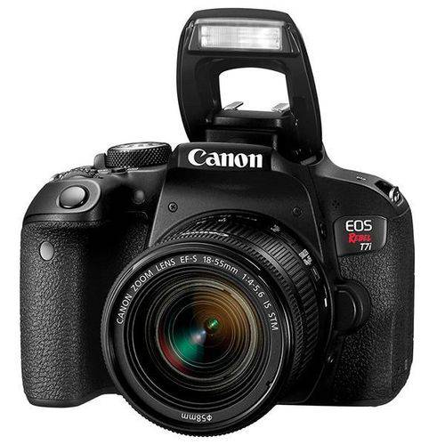 Câmera Dslr Canon Eos Rebel T7i 24.2mp 3.0" Wi-Fi/bluetooh/nfc + Lente Is Stm -