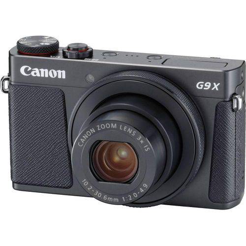 Câmera Canon PowerShot G9 X Mark II, 20.1MP, 3.0", Wi-Fi/HDMI/Bluetooth/NFC - Preta