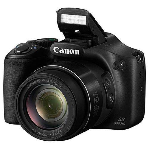 Câmera Canon Powershot Sx530 Hs Tela 3.0” de 16mp com Wi-Fi/nfc - Pret